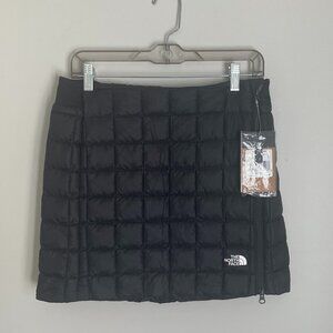 NWT North Face Thermoball Eco Black Puffer Skirt